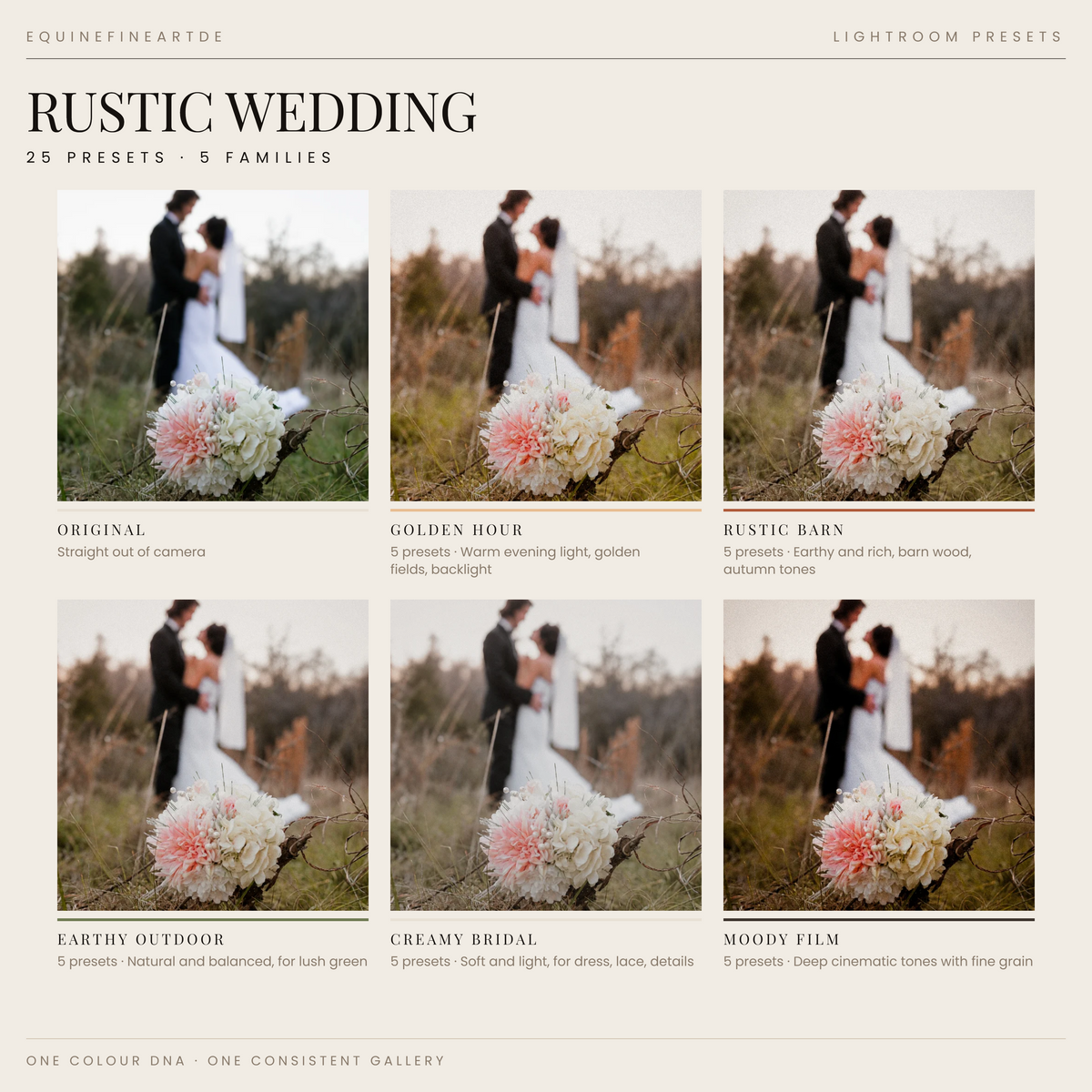 RUSTIC WEDDING 25 Lightroom Presets for Weddings and Ranch Photography