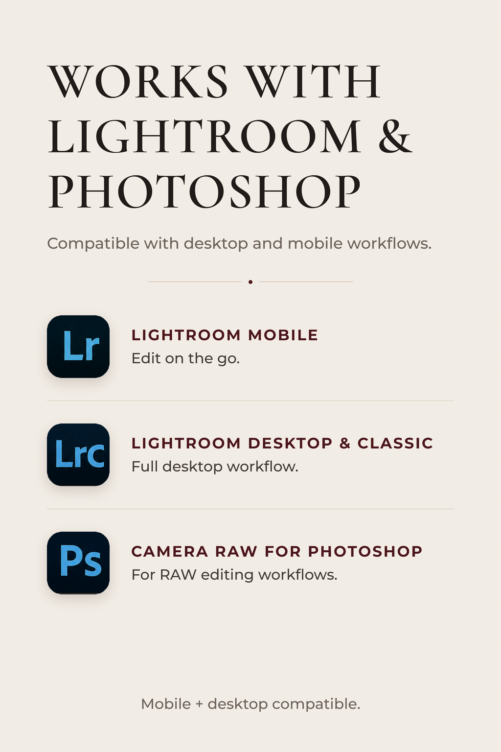 Pferde & Natur Lightroom Presets – 1.000+ Preset-Bundle