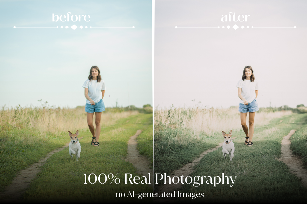 NATURAL GREEN – 10 Lightroom Presets für Pferde-, Haustier- & Outdoor-Fotografie