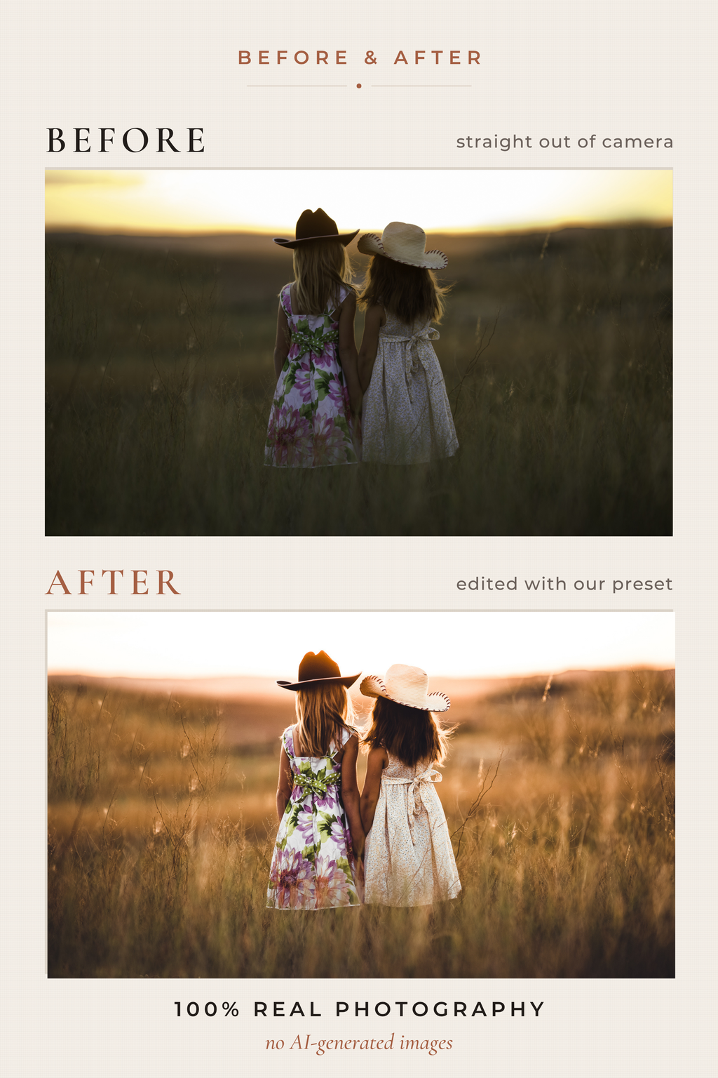 WOODLAND FOLKLORE — 33 Cinematic Cottagecore Lightroom Presets