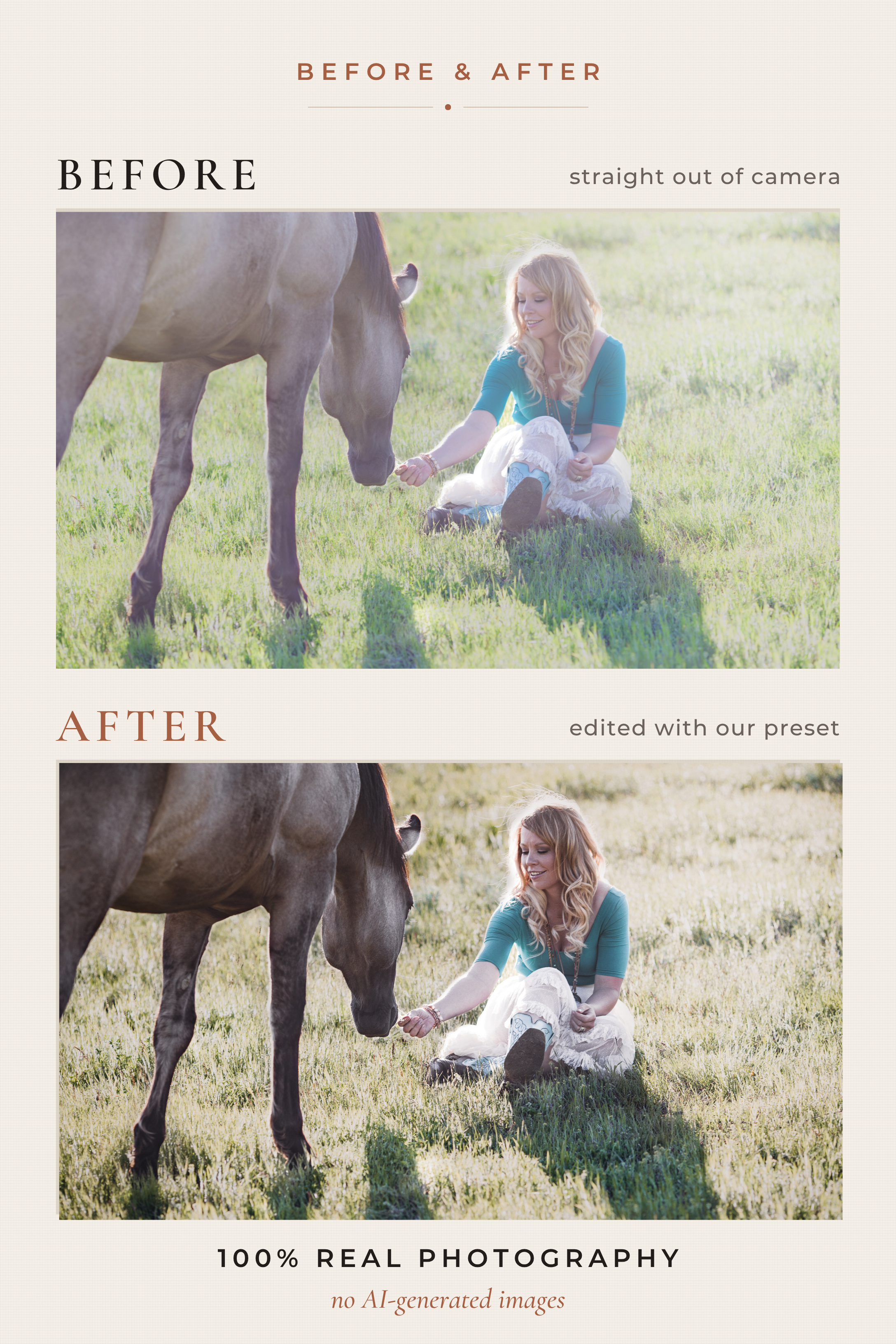 WOODLAND FOLKLORE — 33 Cinematic Cottagecore Lightroom Presets