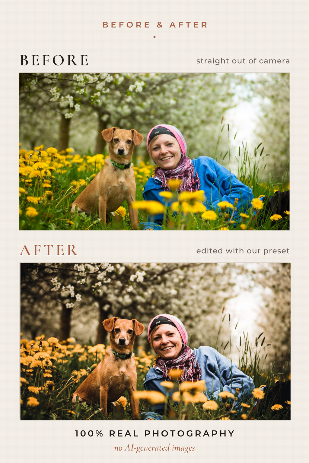 WOODLAND FOLKLORE — 33 Cinematic Cottagecore Lightroom Presets