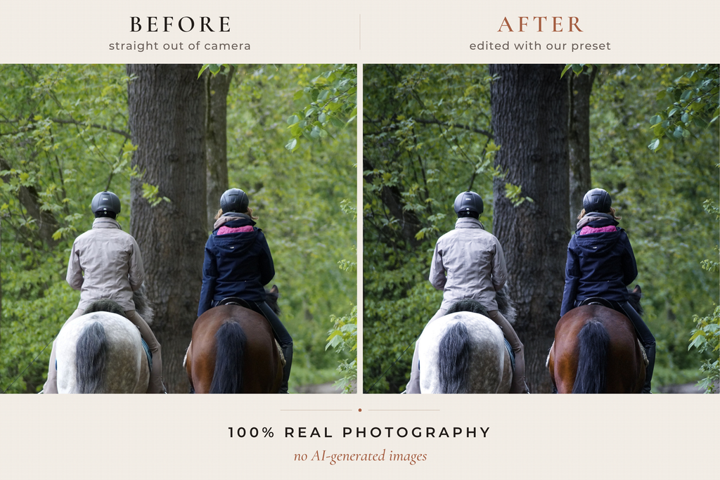 WOODLAND FOLKLORE — 33 Cinematic Cottagecore Lightroom Presets