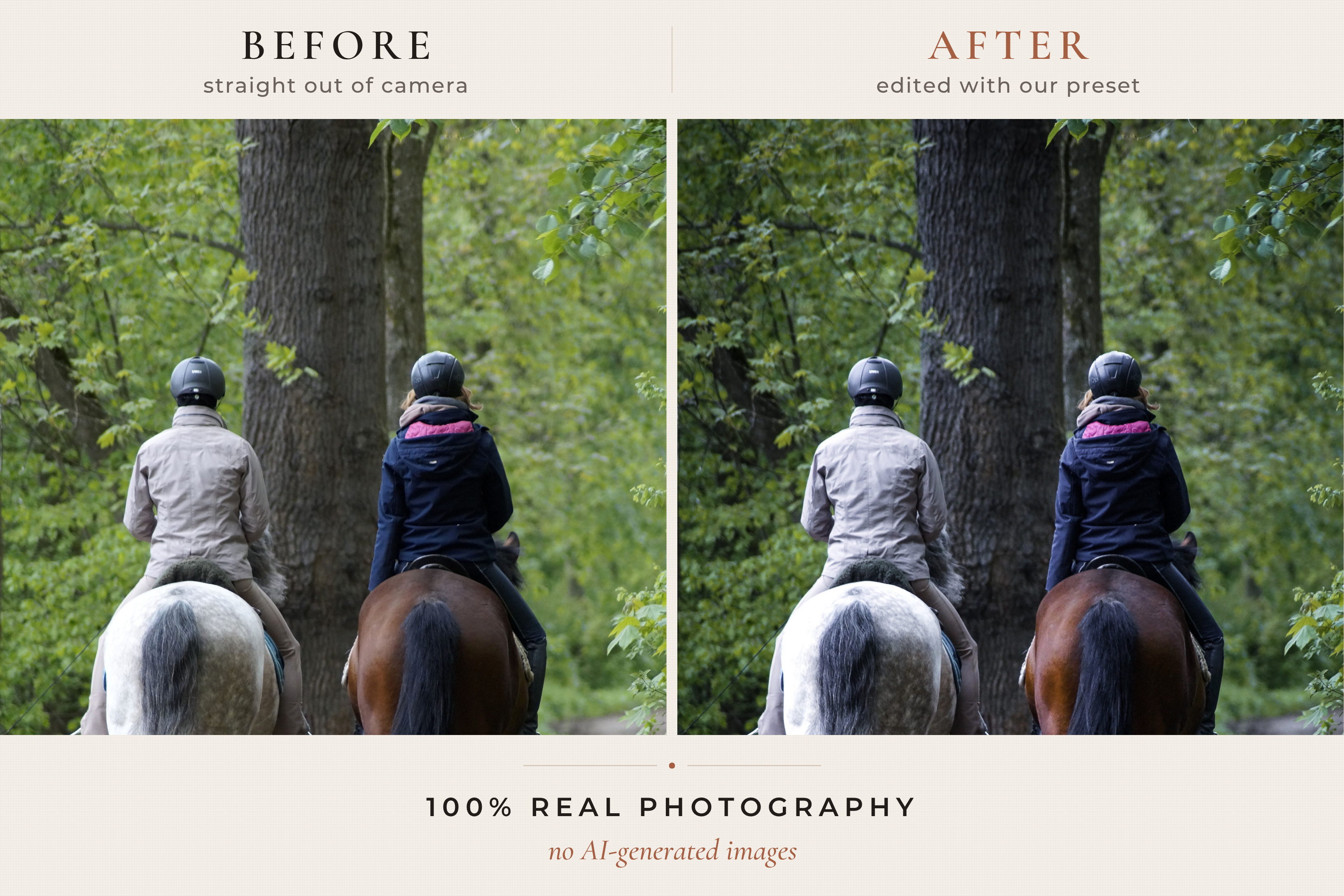 WOODLAND FOLKLORE — 33 Cinematic Cottagecore Lightroom Presets