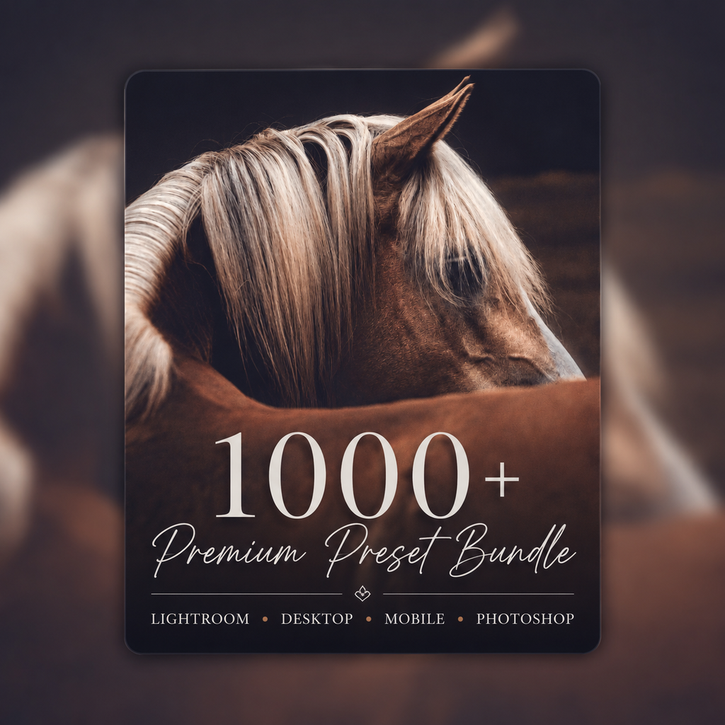 Pferde & Natur Lightroom Presets – 1.000+ Preset-Bundle