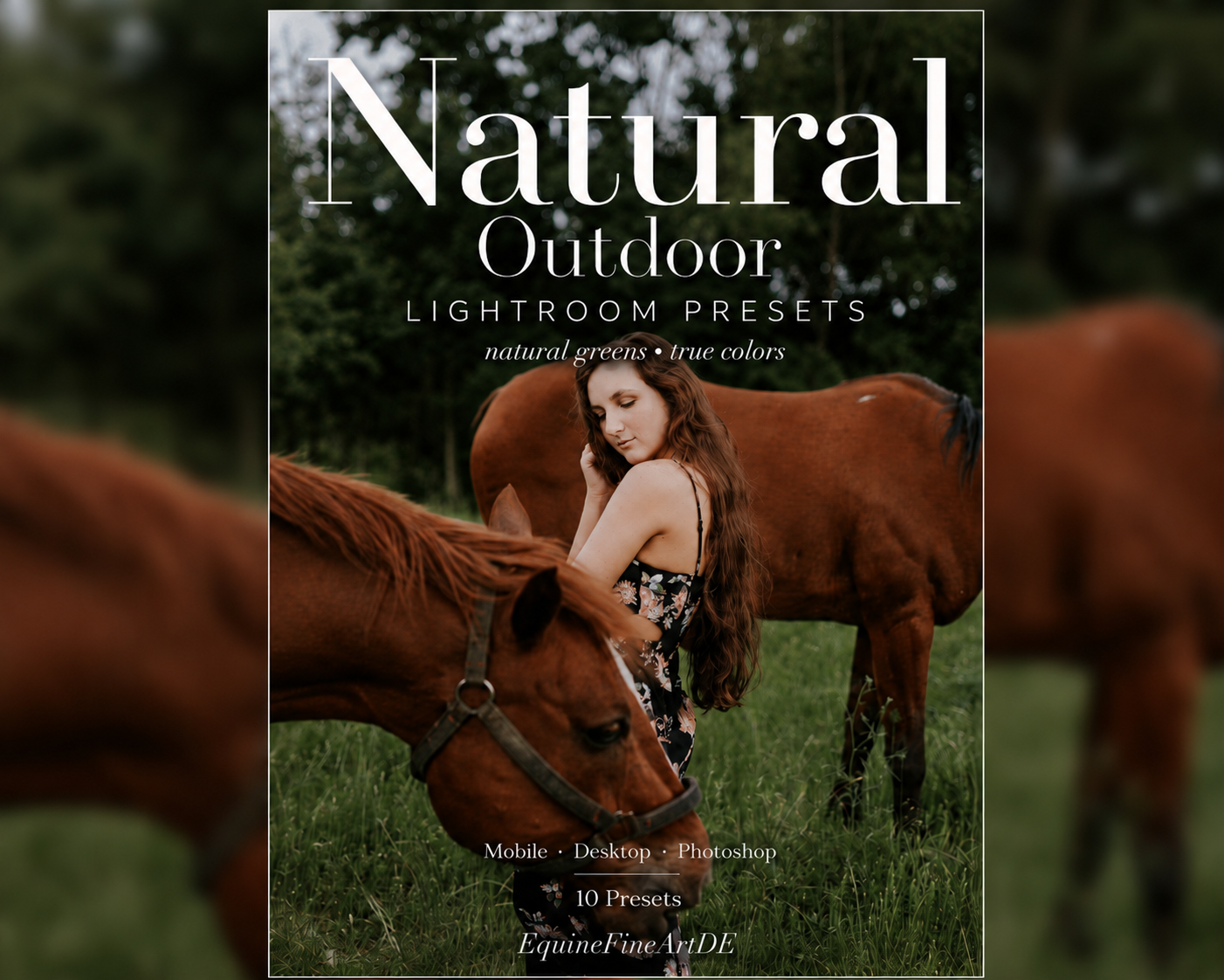 NATURAL GREEN — 10 Lightroom Presets for Horse, Pet & Outdoor Photography